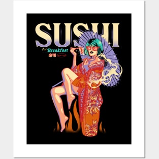 Sushi Geisha Posters and Art